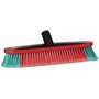 Vikan Transport Washing Brush with Water Passage - Rubber Bumper - Oval - Black - Soft Fibers - 370mm