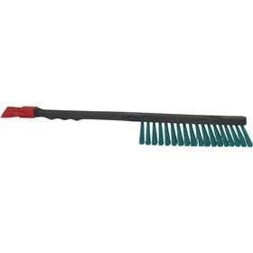 Vikan Transport Snow Brush with Ice Scraper - Black - Hard Fibers - 490mm