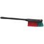 Vikan Transport Hand Brush with Long Handle - Black - Soft Split Fibers - 420mm