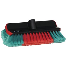 Vikan Transport Corner Brush with Water Throughput - Black - 280mm