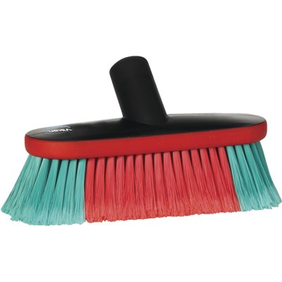 Vikan Transport 526952 Washing brush 21cm - Oval - Water supply - Rubber bumper