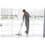 Vikan Microfibre Damp Dry 31 - Microfibre Flat Mop - Gray - 40cm - Pocket