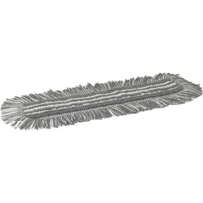 Vikan Microfibre Damp48 - Heavy Duty Microfibre Flat Mop - Gray - Pocket - 400mm