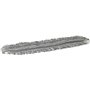 Vikan Microfibre Damp48 - Heavy Duty Microfibre Flat Mop - Gray - Velcro - 600mm