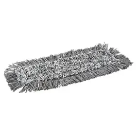 Vikan Microfibre Damp43 - Microfibre Flat Mop - Gray - Pocket - 400mm