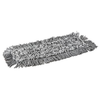 Vikan Microfibre Damp43 - Microfibre Flat Mop - Gray - Pocket - 400mm