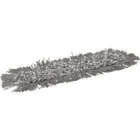 Vikan Microfibre Damp43 - Microfibre Flat Mop - Gray - Velcro - 400mm