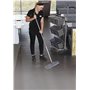 Vikan Microfibre Damp43 - Microfibre Flat Mop - Gray - Velcro - 400mm