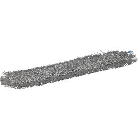 Vikan Microfibre Damp43 - Microfibre Flat Mop - Gray - Velcro - 600mm