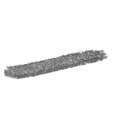 Vikan Microfibre Damp43 - Microfibre Flat Mop - Gray - Velcro - 750mm