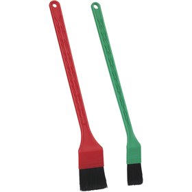 Vikan Transport set 2 Detail Brushes - 30/50mm - Red - Green - Soft Fibers - 390mm