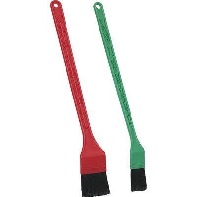 Vikan Transport set 2 Detail Brushes - 30/50mm - Red - Green - Soft Fibers - 390mm