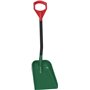 Vikan Transport Shovel - Red - Green - Length 950mm - Blade 340x270mm