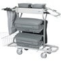 Vikan Microfibre Work Trolley CompactPlus for Microfibre Cleaning - Gray - 40cm