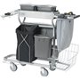 Vikan Microfibre Work Trolley CompactPlus 60 for Microfibre Cleaning - Gray - 60cm