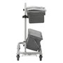 Vikan Microfibre Work Trolley Slimliner for Microfibre Cleaning - Gray - 40cm