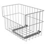 Vikan Microfibre Storage Basket Compact Work Trolley - Gray - Wire Steel