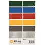 Vikan Microfibre 583510 Stickervel voor - Kleurcodering