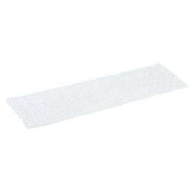 Vikan Microfibre Disposable Microfibre Flat Mop - Dry - White - Microfibre - 40cm