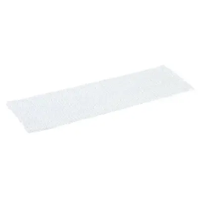 Vikan Microfibre Disposable Microfibre Flat Mop - Dry - White - Microfibre - 40cm