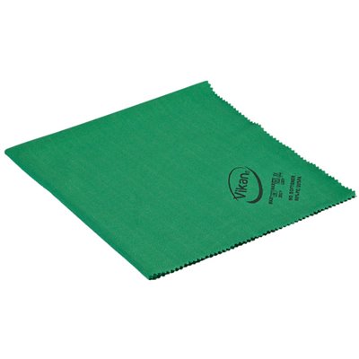 Vikan Microfibre Lustre 40 Microfibre cloth - Green - 400x400mm