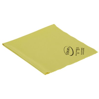 Vikan Microfibre Lustre 40 Microfibre Cloth - Yellow - 400x400mm