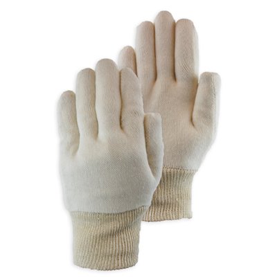 Gloves Cotton Interlock Ecru -Horecavoordeel.com-