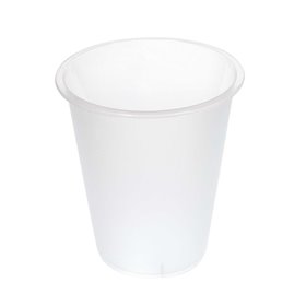 Milkshake cups "Reusable" 300ml (12oz), PP Ø 9 x 11cm Transparent -Horecavoordeel.com-