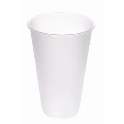 Milkshake cups "Reusable" 400ml (16oz), PP Ø 9 x 13.5 cm Transparent -Horecavoordeel.com-