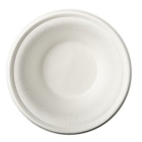 Salade Schaaltje Bowl Soepkom 380ml Suikerriet Pure Rond Ø 155mm x 46mm Hoog PFAS Vrij -Horecavoordeel.com-