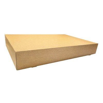 Catering Boxes Cardboard Brown - White 557 x 376 x 80mm