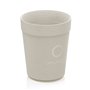 Herbruikbare bekers Circulcup 300 ml, PP Ø 8 x 10 cm beige graphite "Circulware" -Horecavoordeel.com-