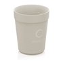 Herbruikbare Bekers Circulcup 200ml PP Ø 8 x 7,1cm Beige Graphite "Circulware" -Horecavoordeel.com-