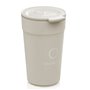 Herbruikbare Bekers Circulcup 400ml PP Ø 8 x 14,1cm Beige Graphite "Circulware" -Horecavoordeel.com-