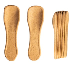 Edible Ice Cream Scoops Kulero approx. 9cm Brown Classic Flavor -Horecavoordeel.com-