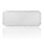 Kraft Sushi Tray Bruin/Zwart 221x91x24mm + PET Deksels -Horecavoordeel.com-