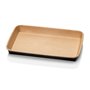 Kraft Sushi Tray Brown/Black 241x152x24mm + PET Lids -Horecavoordeel.com-