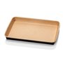 Kraft Sushi Tray Brown/Black 256x182x24mm + PET Lids -Horecavoordeel.com-