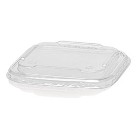 Lids 129 Series PP Transparent Square 129 x 129mm -Horecavoordeel.com-