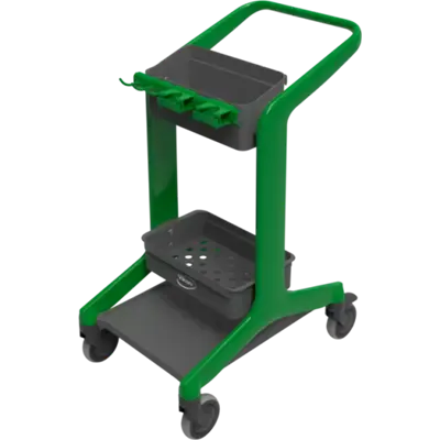 Vikan Hygo Mobile Cleaning Station Unassembled 780mm Green