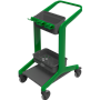 Vikan Hygo Mobile Cleaning Station Unassembled 780mm Green