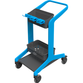 Vikan Hygo Mobiel Reinigingsstation Ongemonteerd 780mm Blauw