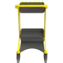 Vikan Hygo Mobile Cleaning Station Unassembled 780mm Yellow