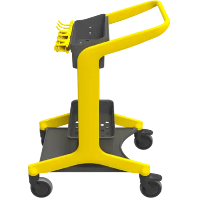 Vikan Hygo Mobile Cleaning Station Unassembled 780mm Yellow