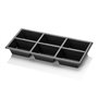 Tapas Bowls 6-compartment RPET Black 250x120x30mm -Horecavoordeel.com-