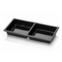 Tapas Bowls 2-compartment RPET Black 250x120x30mm -Horecavoordeel.com-