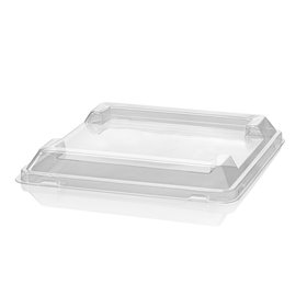 Deksels voor Tapas Schalen RPET Glashelder 170 x 170mm -Horecavoordeel.com-