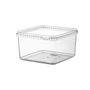 Sealable Injection Molding Containers 2000cc PP Transparent 195 x 195 x 77mm -Horecavoordeel.com-