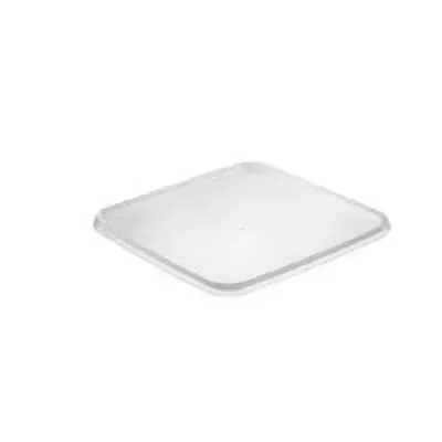 Lids for Sealable Injection Molding Containers 2000cc PP Transparent 195 x 195 x 77mm -Horecavoordeel.com-