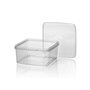 Lids for Sealable Injection Molding Containers 2000cc PP Transparent 195 x 195 x 77mm -Horecavoordeel.com-